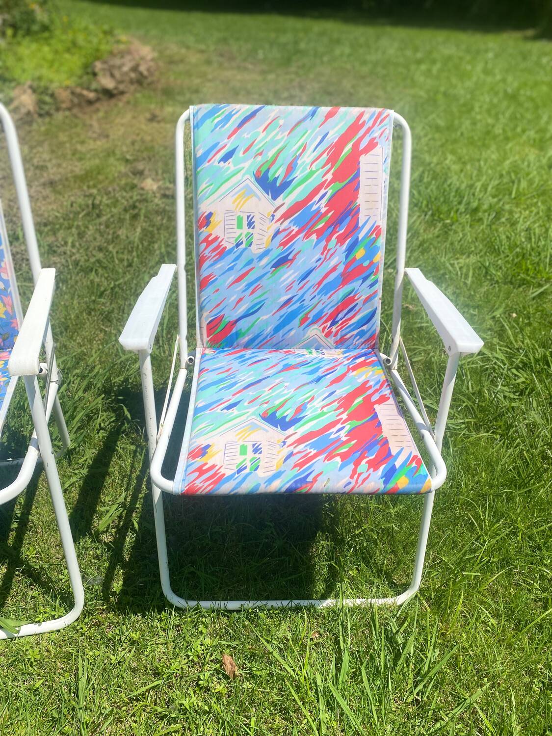 Vintage garden armchair