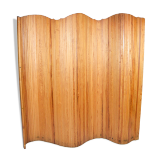 Paravent Baumann vintage en bois courbé