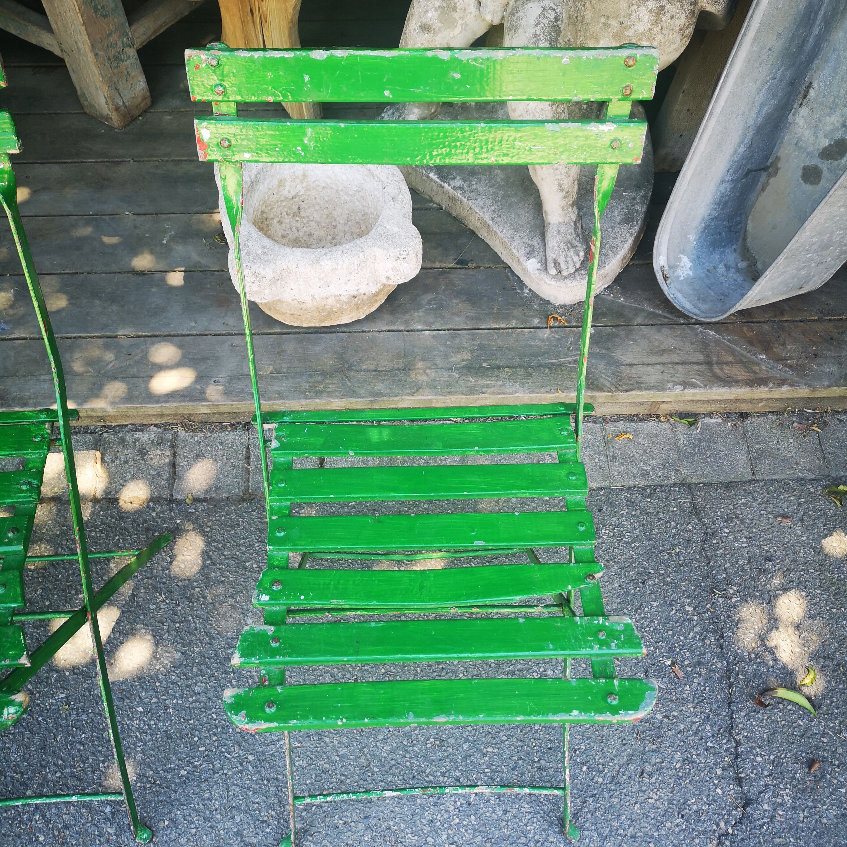 2 old garden chairs