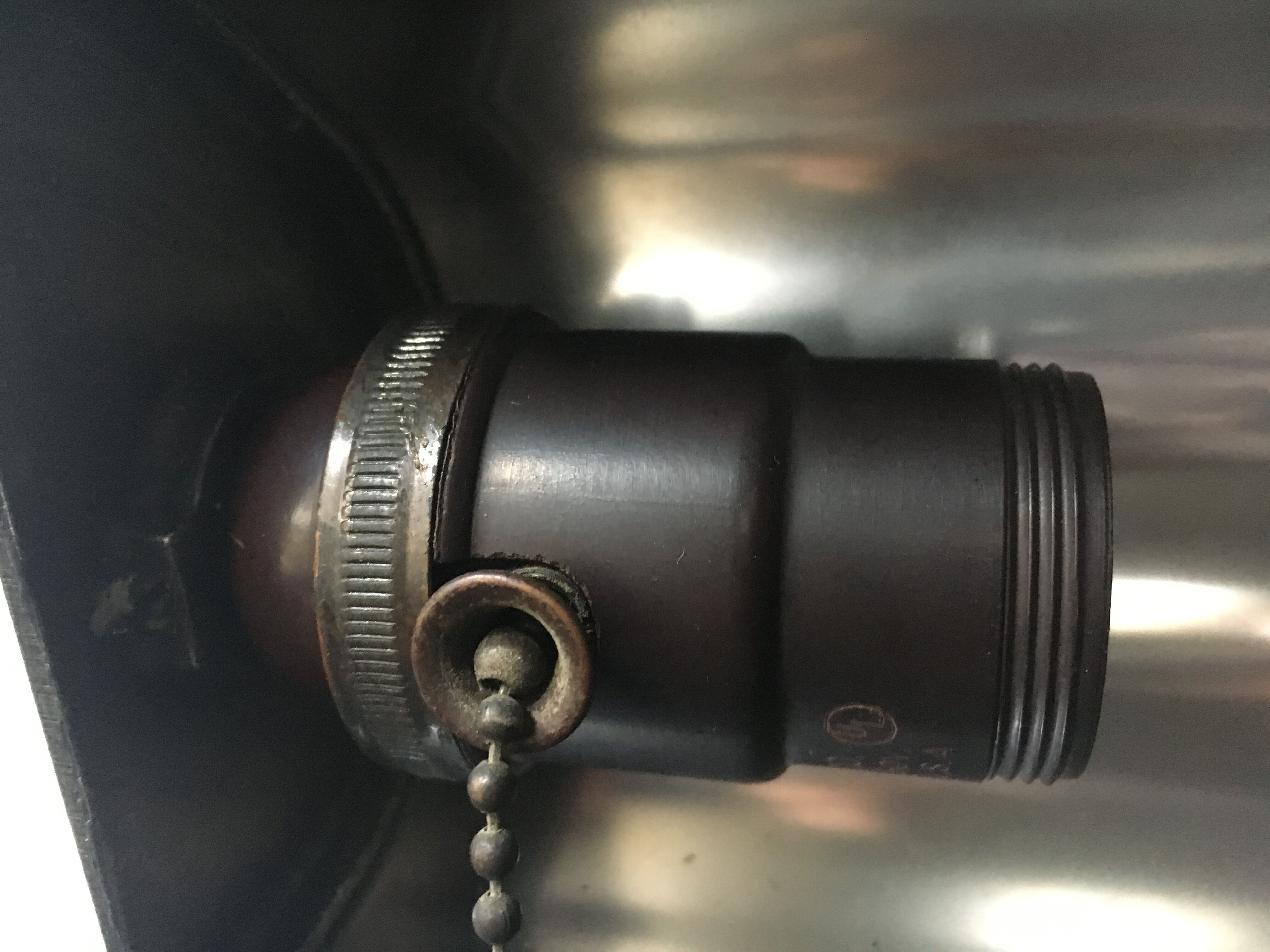 Old lamp wall mounted articulated
