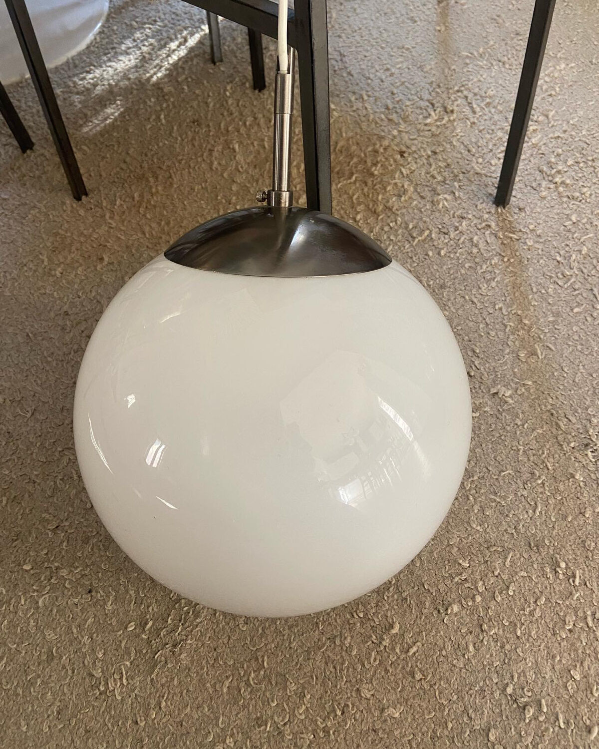 Vintage Peill & Putzler globe pendant lamp