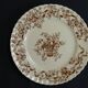 12 iron earthenware dessert plates, longchamp ribbons model