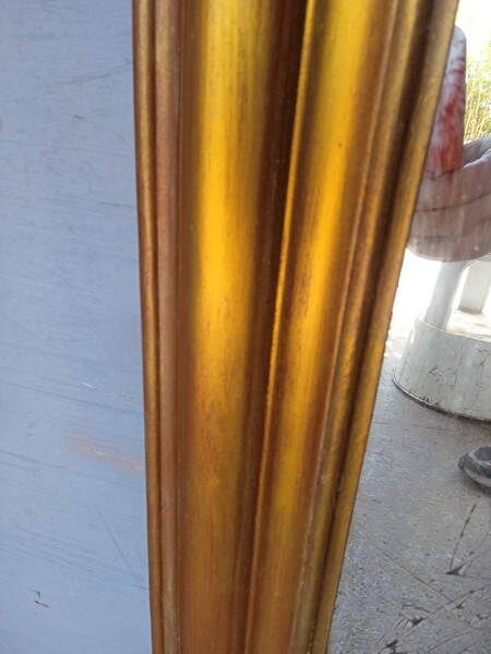 Louis Philippe mirror in gilded wood, 19th century - 88 cm