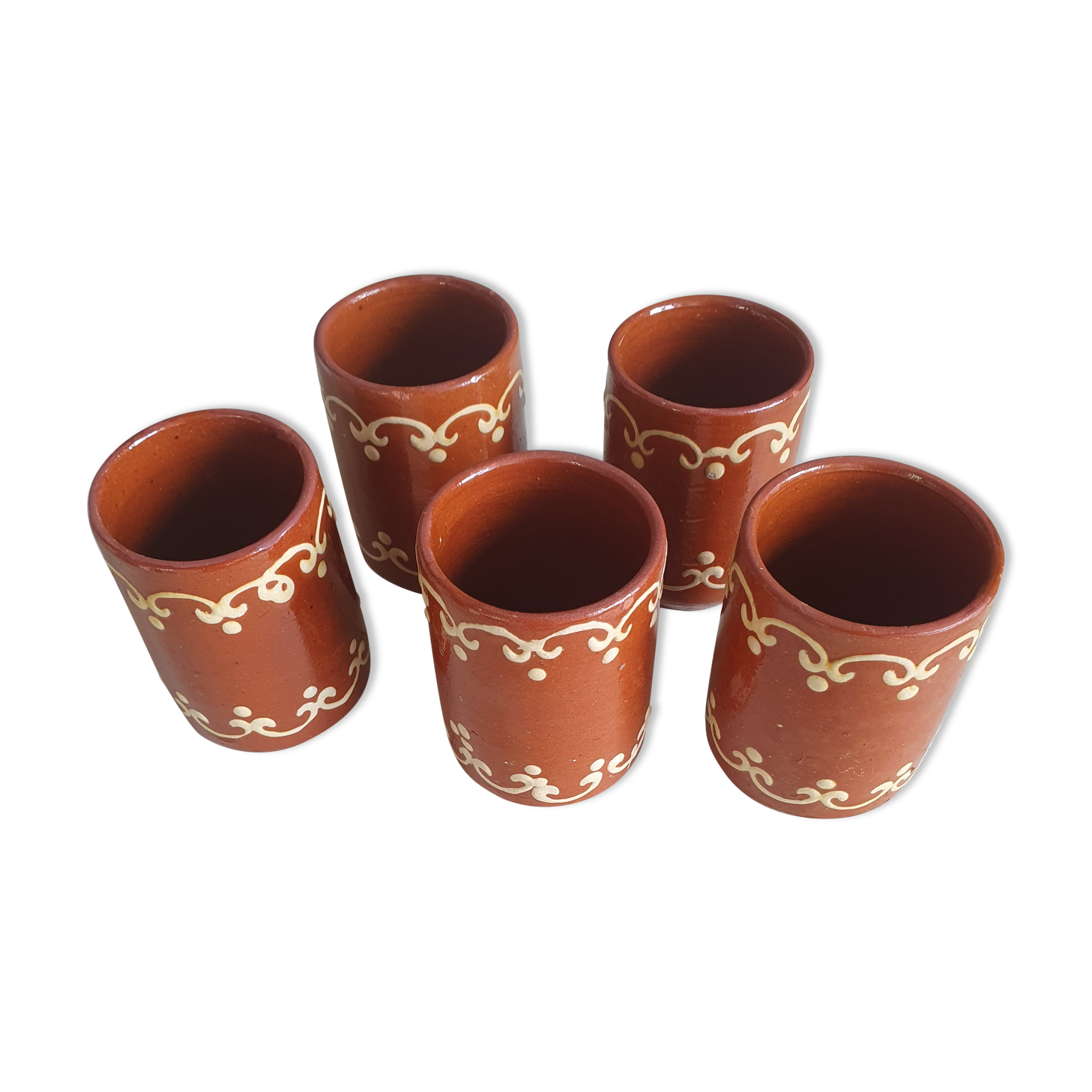 Decorated Cup pots Scandinavian style