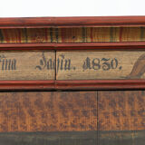 Painted Folk Art Bridal Cabinet 1830