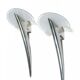 Set of 2 designer metal and glass wall lights - Metalarte - Taller Uno