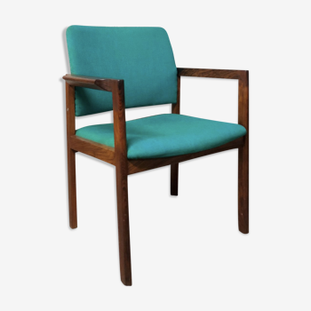 Fauteuil palissandre danois mi-siècle Rio de Scanform années 1960