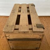 Wooden case with lid