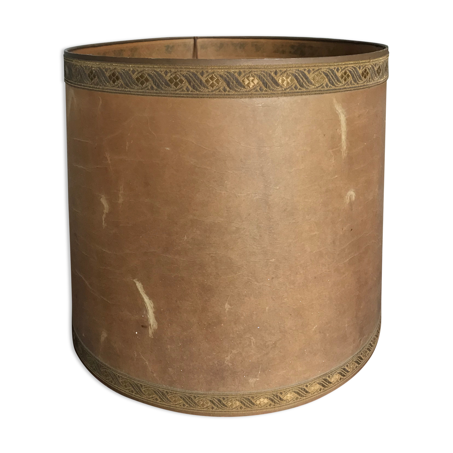 Abat-jour vintage en peau