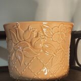 Cache pot abricot