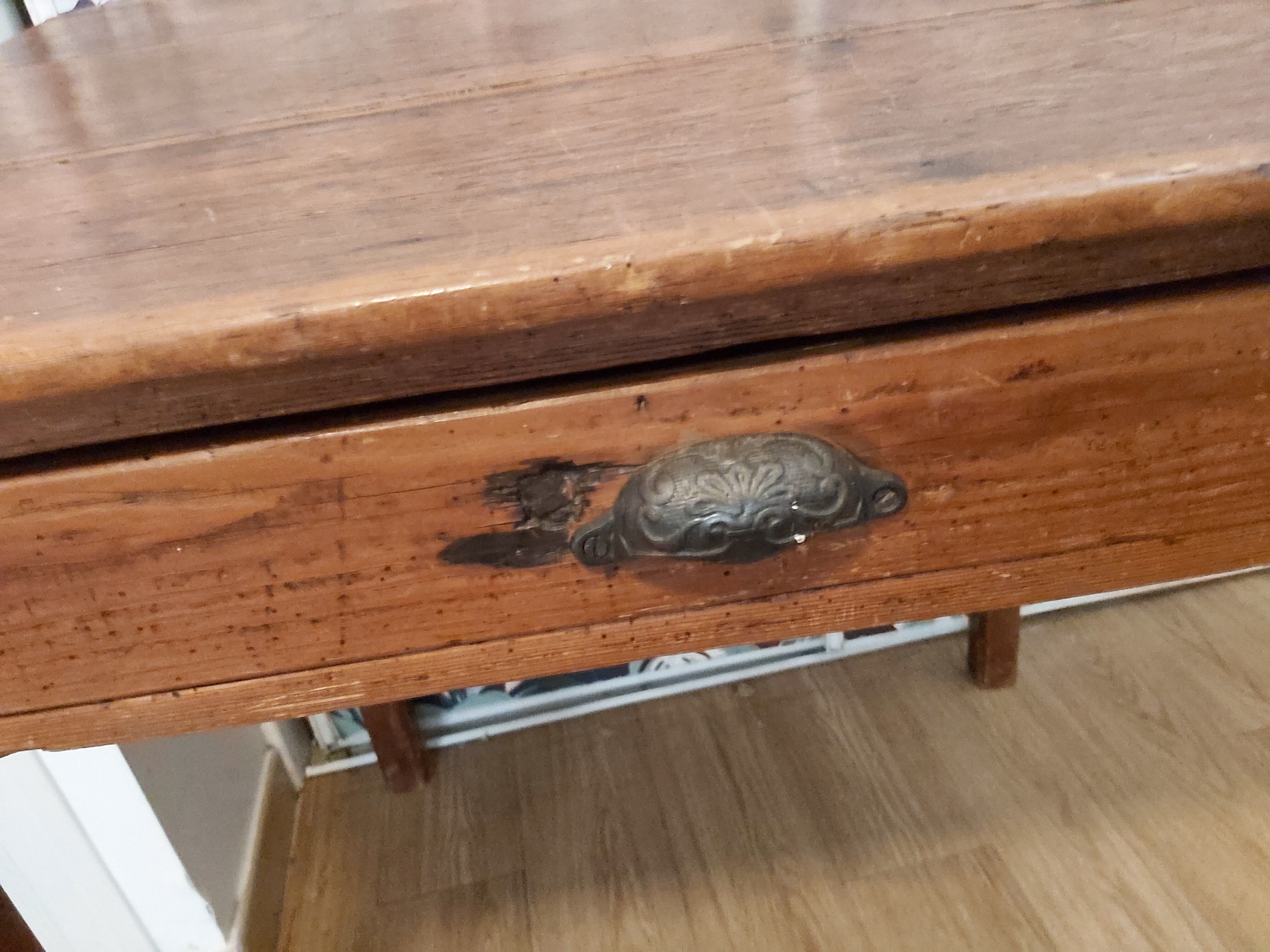 Vintage oak desk