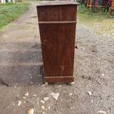 3 Walnut Nightstands 19th
