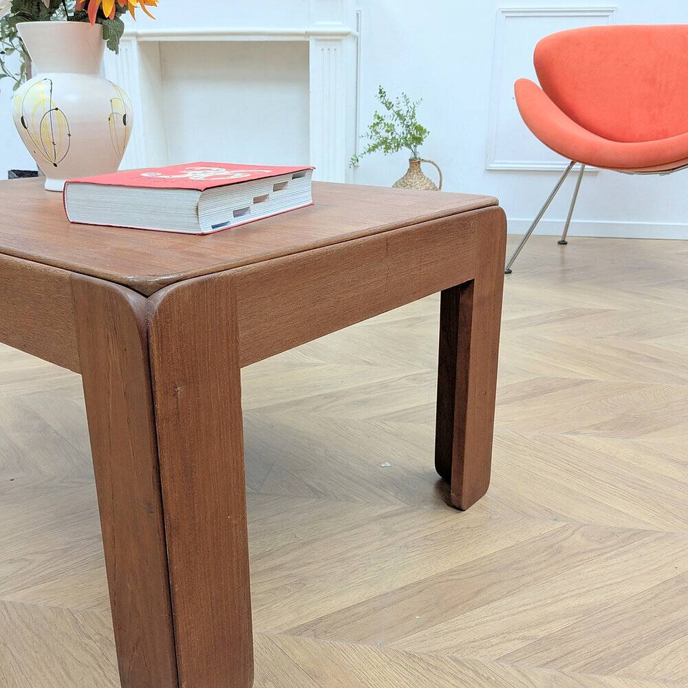 Niels Eilersen teak coffee table, Danish 1970s.