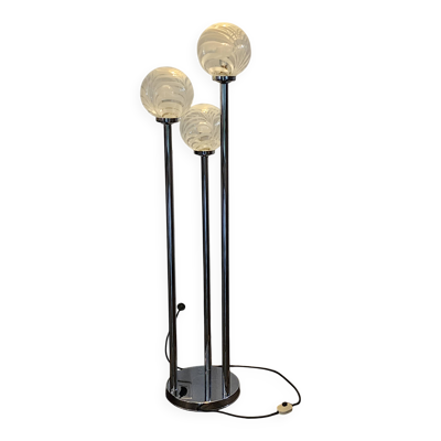 Lampadaire de Toni Zucherri globes Murano pour Venini