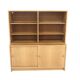 Scandinavian oak library "Öresund", Børge Mogensen, Sweden, 1960