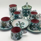 Signed Vallauris coffee service