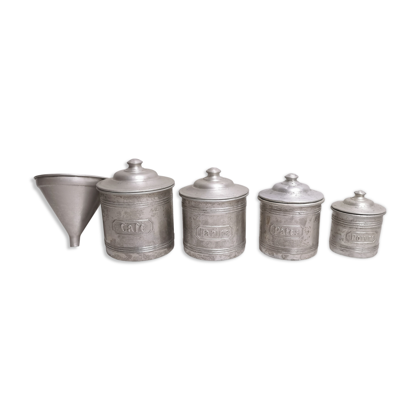Série d'anciens pot à épices