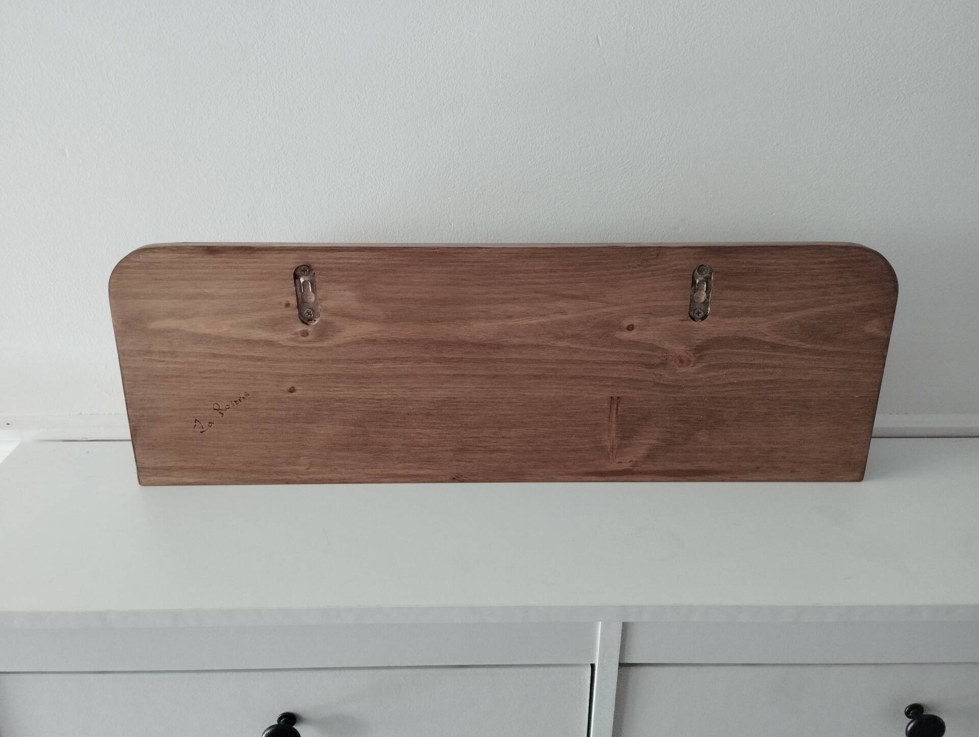 Handcrafted wall coat rack
