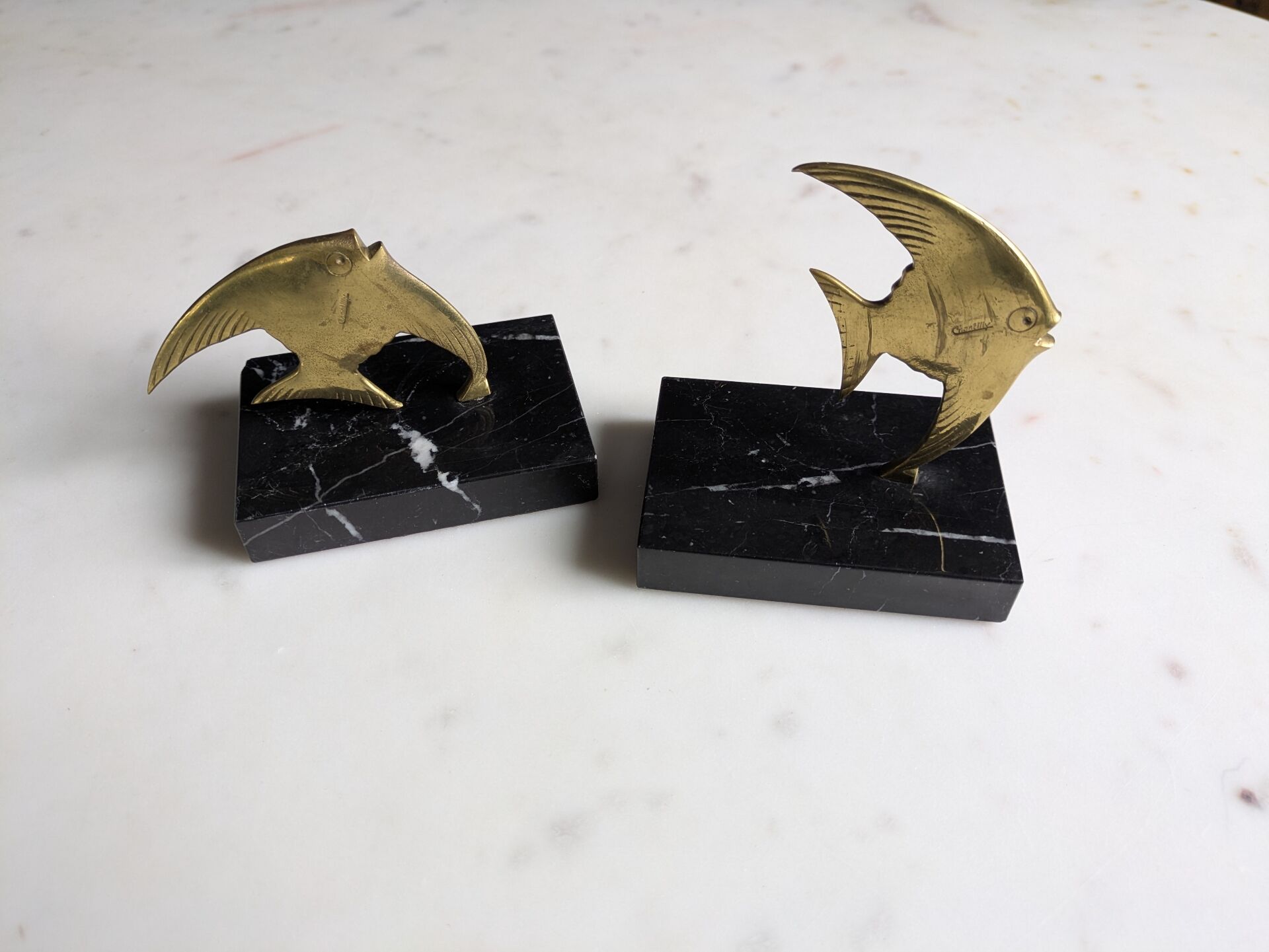 Pair of bookends in Art Deco style