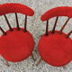 Paire de chaises "moumoutes " 1970