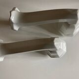 Pair of porcelain wall lights 1950 bathroom