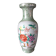 Vase chinois en porcelaine, décor floral et oiseaux, céladon