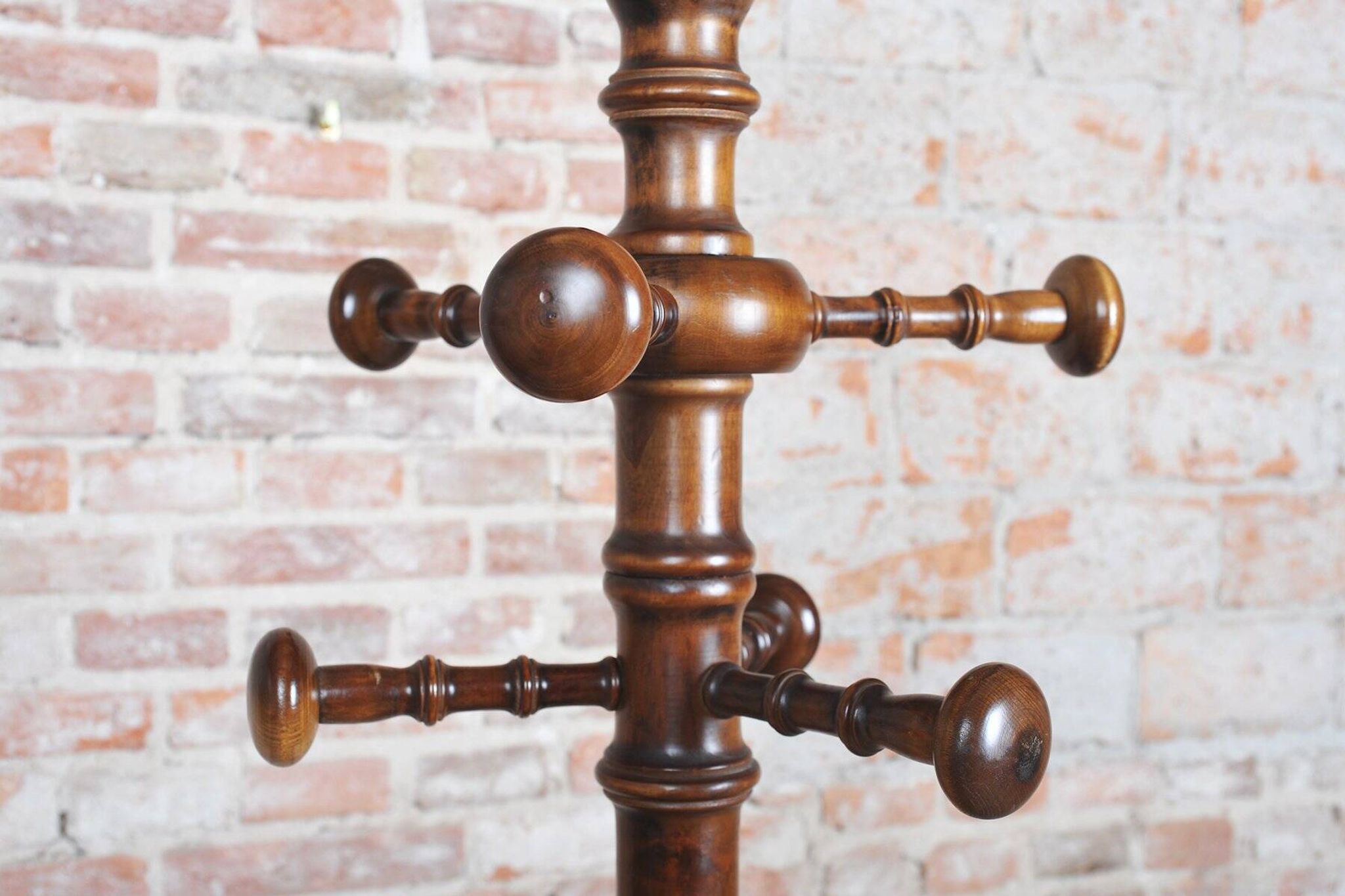 Czech Biedermeier Coat Hanger in Beech, 1890s