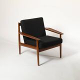 Fauteuil lounge d'Arne Vodder pour Glostrup, Danemark, années 1960