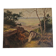 Antique 19th century oil on canvas painting signed Jean Dufau
