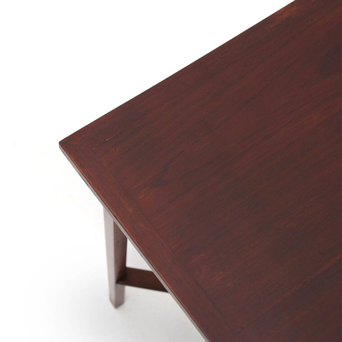 Square wooden table, 1940s.