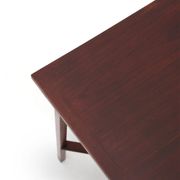Square wooden table, 1940s.