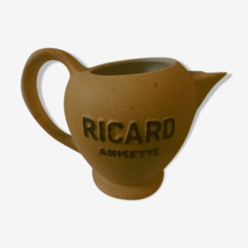 Vintage Ricard sandstone pitcher