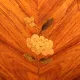 Louis XV style bedside table in marquetry rosewood