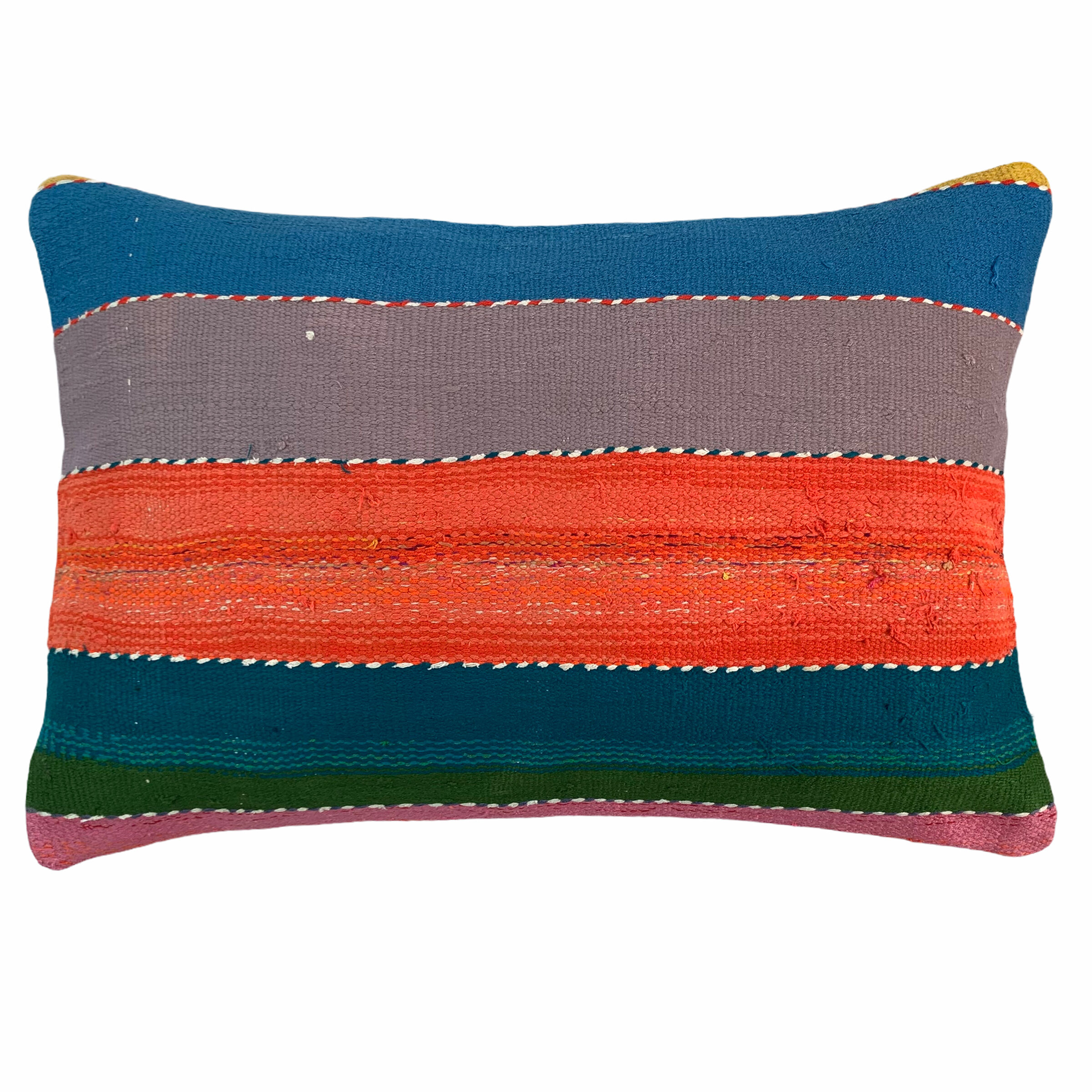 Vintage turkish handmade kilim cushion cover 40x60 cm