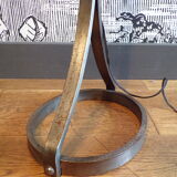 Brutalist jp Ryckaert floor lamp in wrought iron