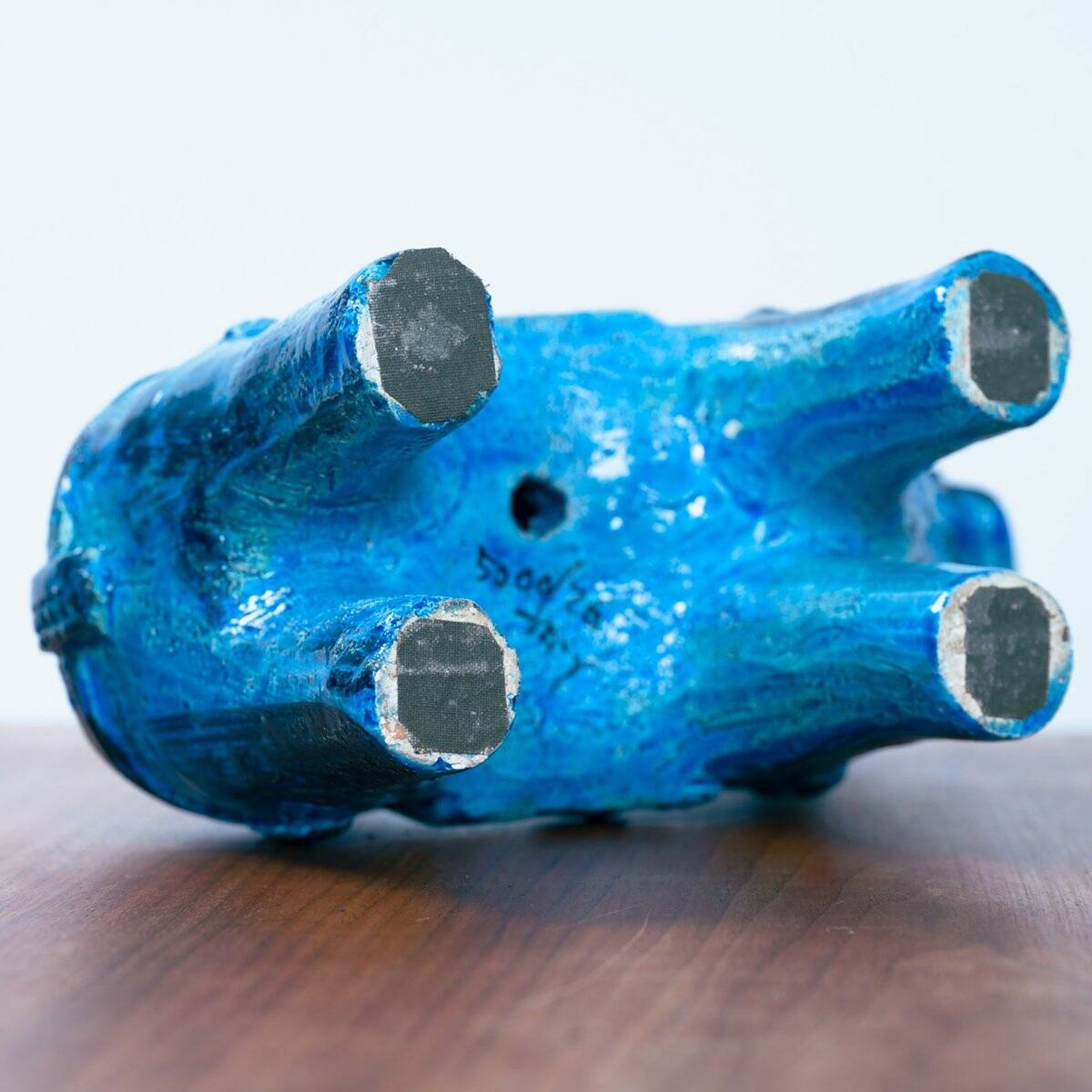 Rimini Blu horse sculpture by Aldo Londi for Bitossi, Italy, 1970s