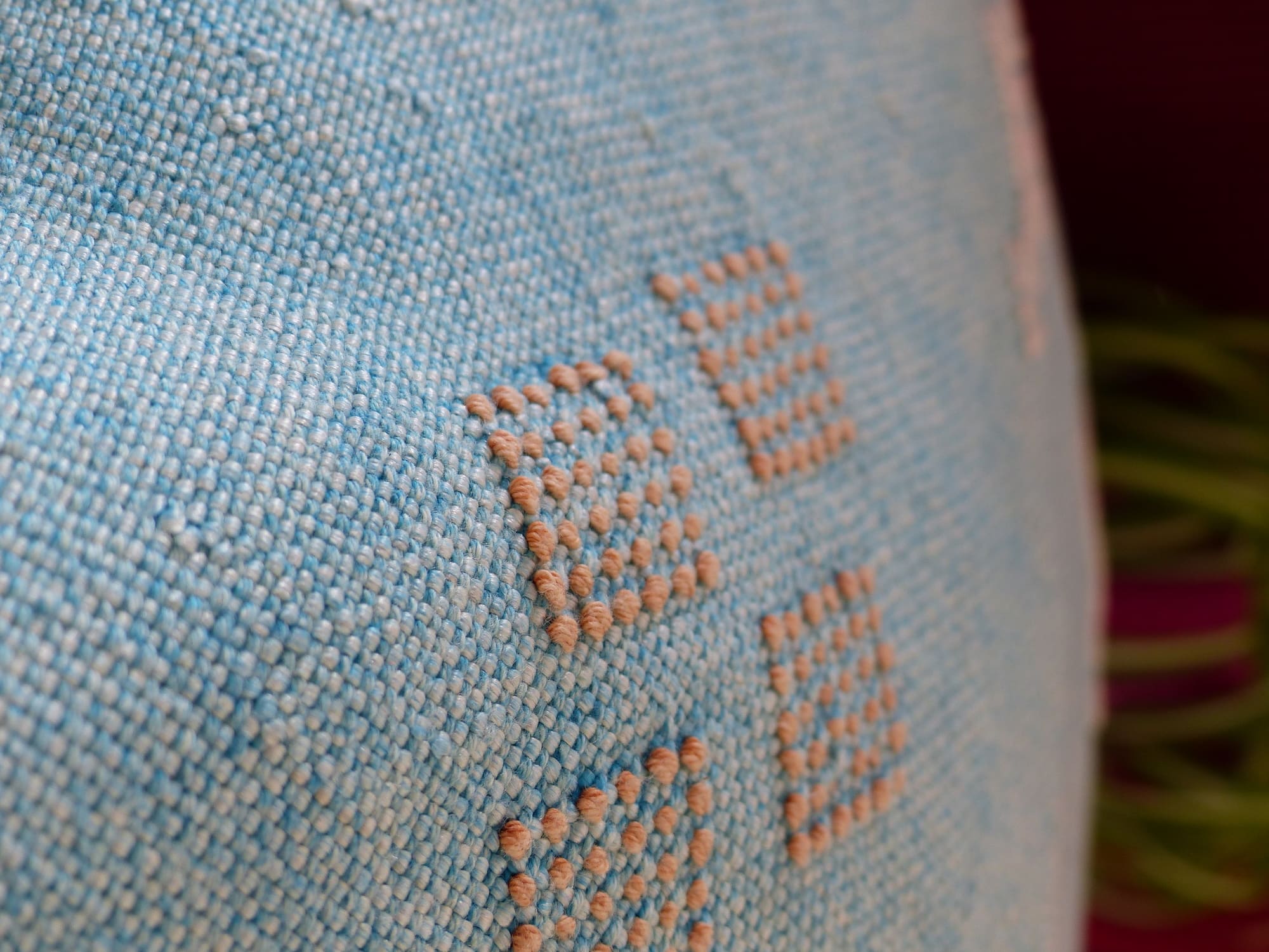 Cactus Silk Turquoise Sabra Cushion 45x50 cm