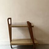 Wooden bar cabinet, French design 1950.