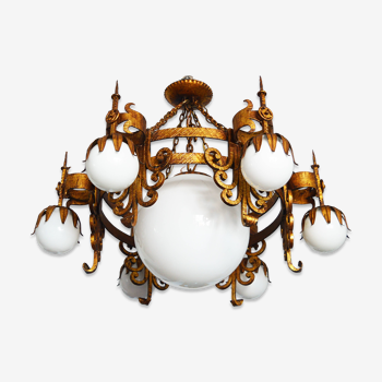 Large modernist espectacular chandelier