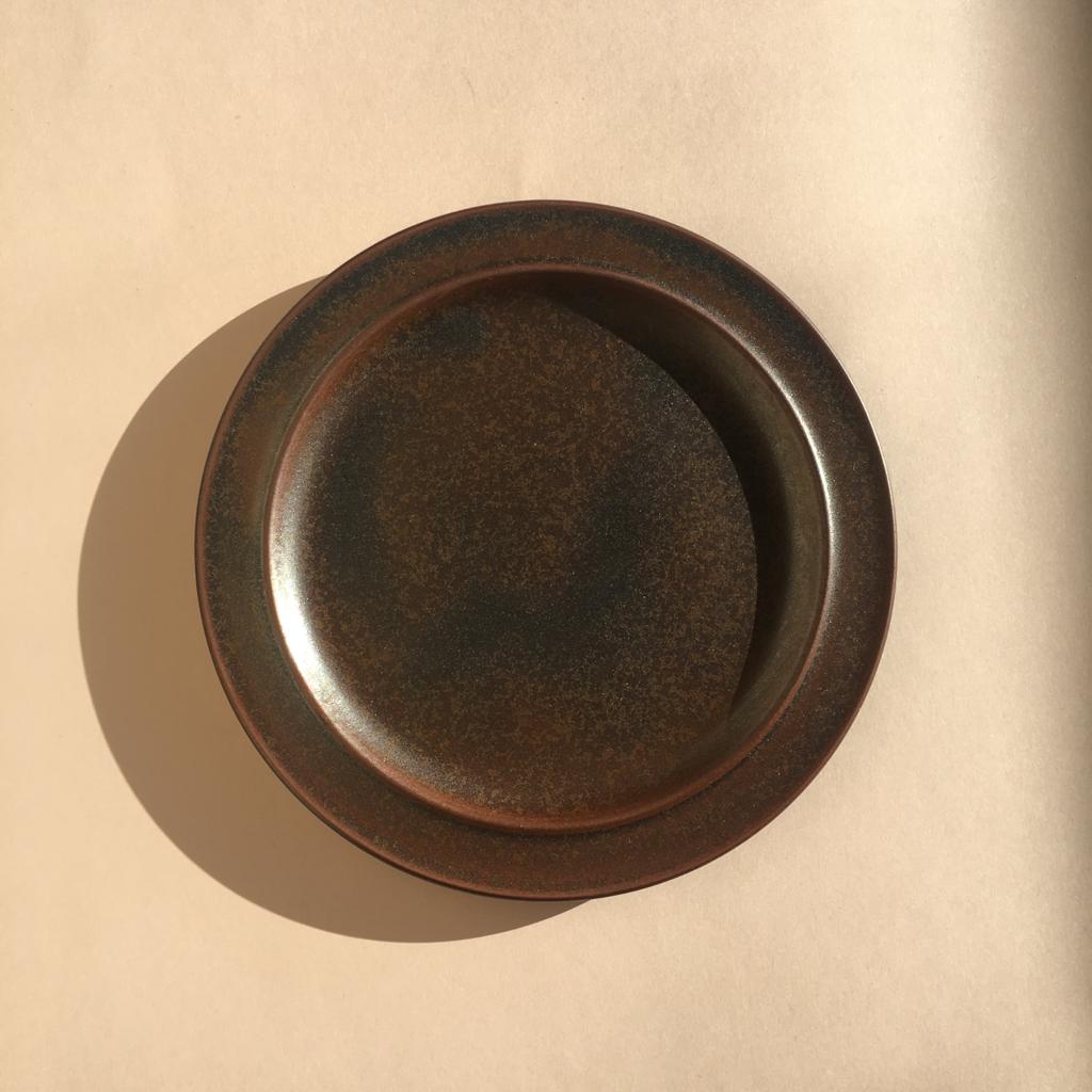 12  German dessert stoneware plates from Hutschenreuther