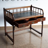 Josef Hoffmann 1870-1956 A curved wooden desk, Austria, early 20th century