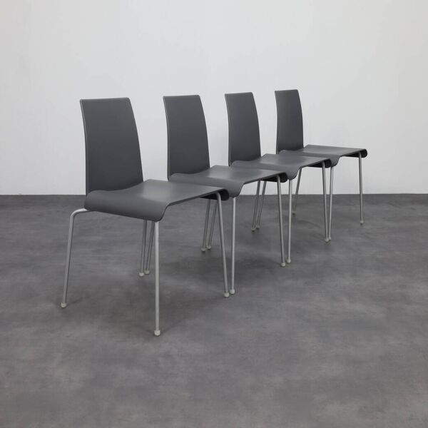 Lot de 4 chaises de salle à manger « Tama » B&B Italia, années 1990 (prix fixe)