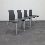 4x Dining Chair "Tama" B&B Italia, 1990s (set price)