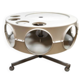 Table basse trolley Rotobar Space Age Curver