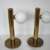 Modern lamps pair, Denmark 60s