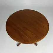 Danish teak dining table round vintage mid-century design VV Mobler