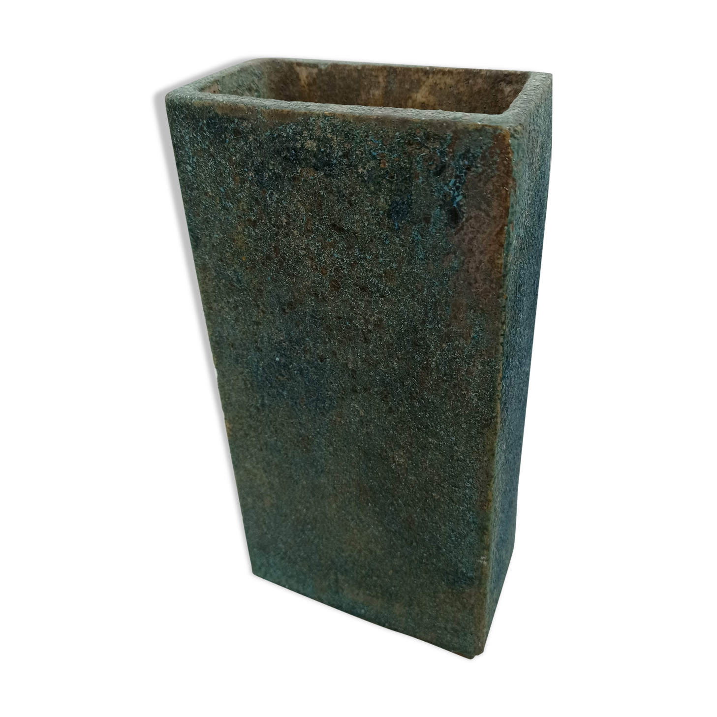 Geometric ceramic vase