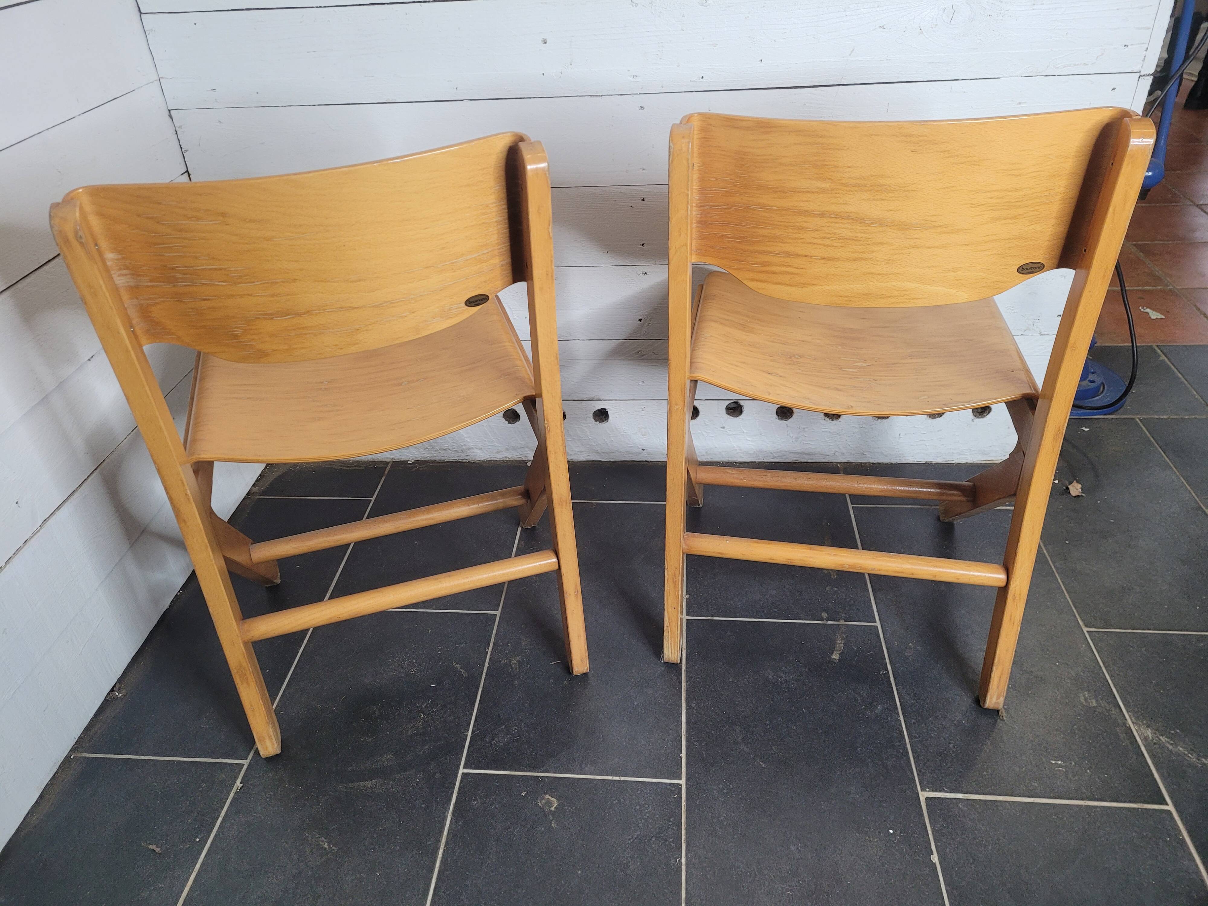 Pair of baumann chairs