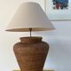 XXL rattan jar lamp from the 60s