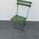 Chaise pliante à lattes